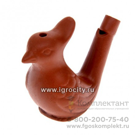 Водяной свисток "Птичка с хохолком", арт. 1231331
