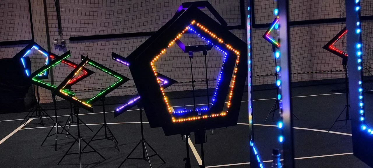 Трасса для гонок микро дронов класса 75 мм TinyWhoop (ТиниВуп) 7 элементов